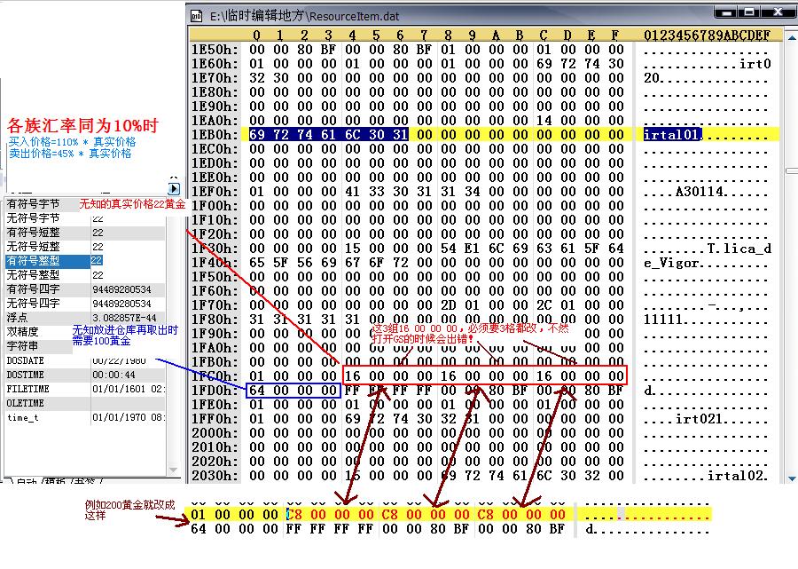 价格修改实例，如有不对请大家指证。